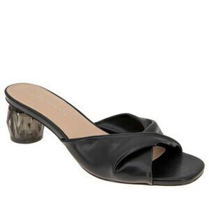 BCBGENERATION Women's Black MEBBA Twist Dress Sandals 7.5 NEW